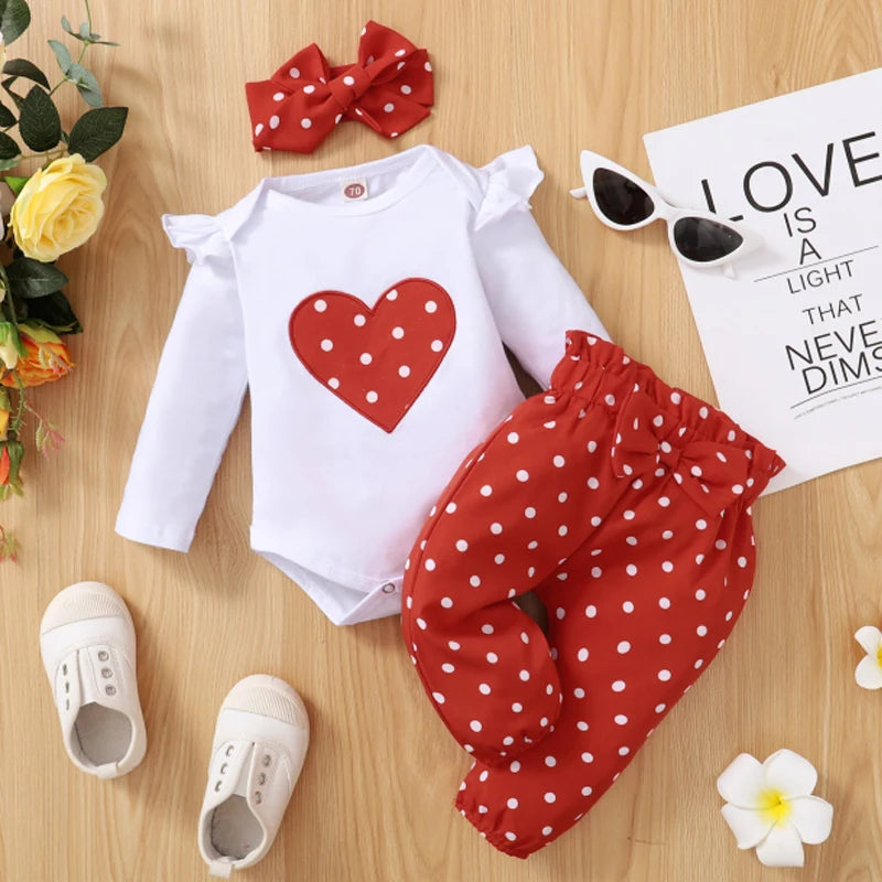 3-Piece Baby Girl Outfit Set