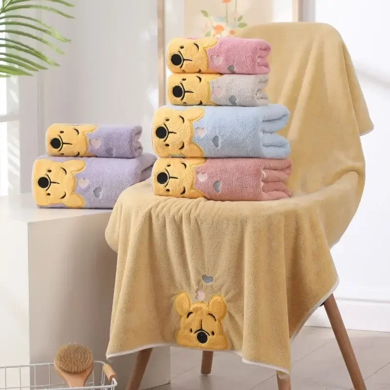 Winnie Bear Soft Bath Towel for Babies & Kids