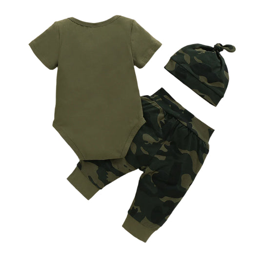 Baby Boy Summer 3-Piece Outfit Set