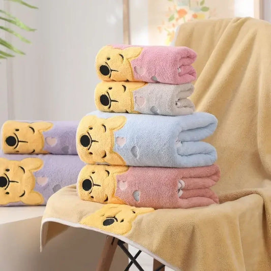 Winnie Bear Soft Bath Towel for Babies & Kids