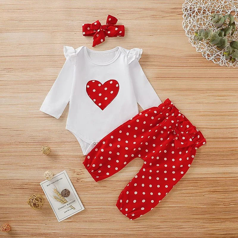3-Piece Baby Girl Outfit Set